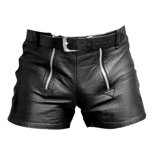 leather shorts for men