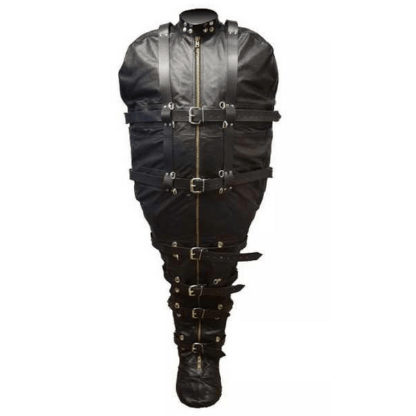 leather sleep sack,
bondage sleep sack,
BDSM sleep sack,
leather bondage sack,
full body restraint bag,
leather bondage gear,
bondage body bag,
heavy duty sleep sack,
sensory deprivation sleep sack,
extreme bondage gear,
full enclosure sleep sack,
leather mummification sack,
bondage sack with straps,
BDSM restraint sleep sack,
zipper and buckle bondage bag,
remium leather full body bondage sack,
heavy-duty leather BDSM sleep sack,
adjustable leather restraint sleep sack