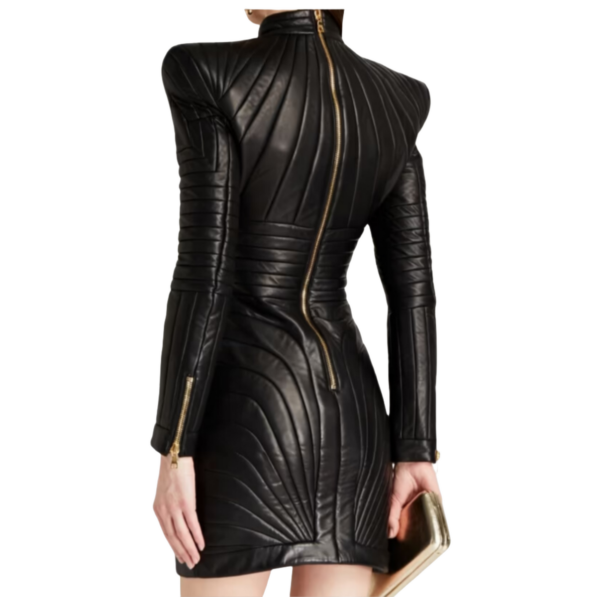 Black Leather Dress for Women – Attileo Leather USA