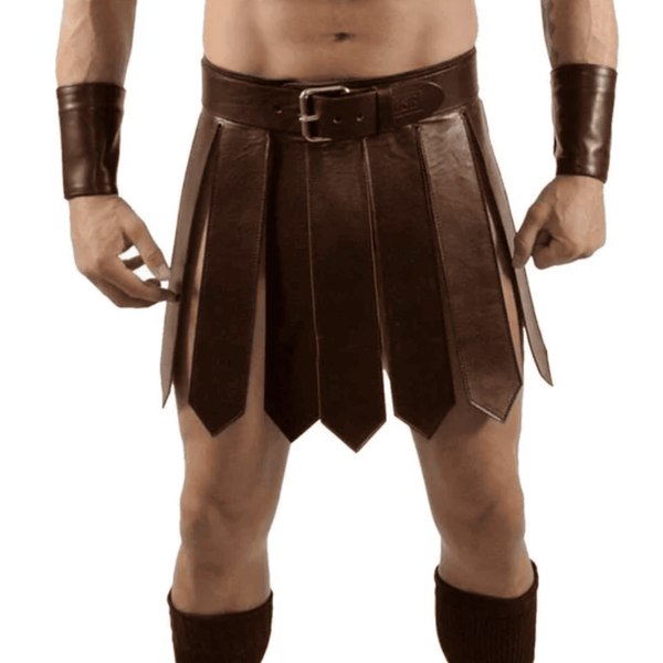 leather gladiator skirt,
men’s gladiator skirt,
real leather Roman skirt,
brown leather warrior kilt,
gladiator costume men leather,
Roman gladiator outfit,
leather gladiator armor skirt,
men’s leather battle skirt,
leather Roman soldier skirt,
gladiator cosplay leather,
men’s leather gladiator kilt with wristbands,
Roman leather cosplay skirt,
brown leather warrior costume,
gladiator skirt and arm bracers,
leather gladiator skirt for LARP,
renaissance fair leather costume,
leather gladiator battle armor,