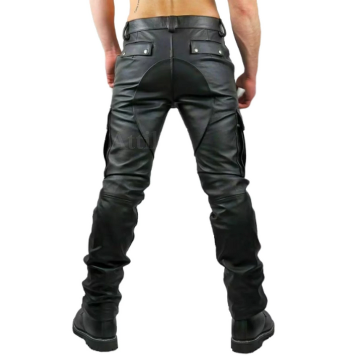 leather pants, mens leather pants, black leather pants, mens black leather pants, leather cargo pants, leather trousers, leather jeans