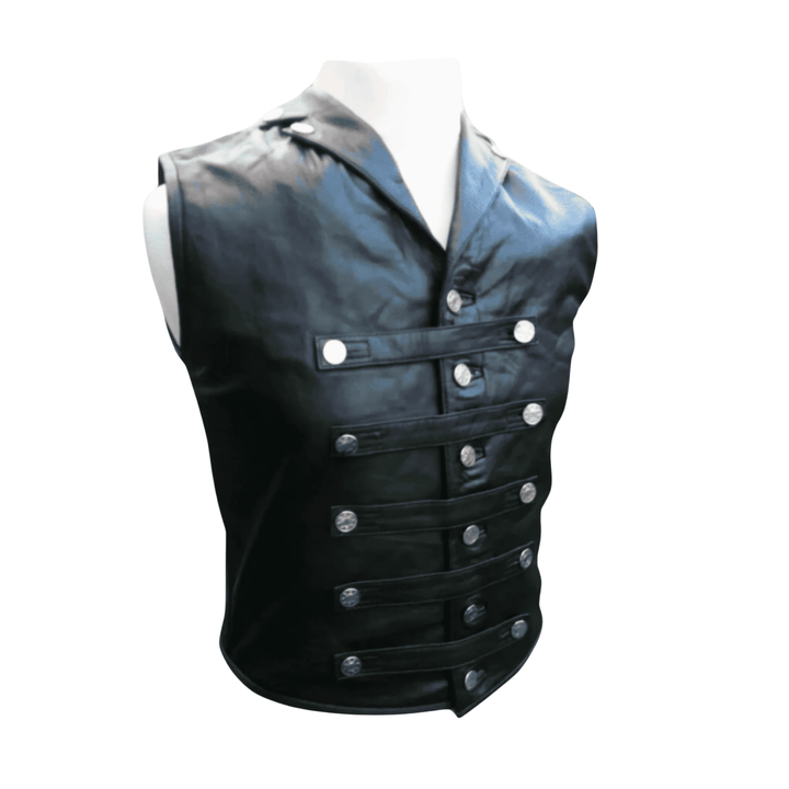 men’s leather corset vest,
black leather vest for men,
men’s gothic leather vest,
men’s steampunk leather vest,
men’s biker leather corset,
leather lace-up vest for men,
real leather vest for men,
men’s cosplay leather vest,
men’s sleeveless leather vest,
men’s button front leather vest,
lace-up back leather vest men,
vintage leather vest for men,
men’s fashion leather corset,
leather corset vest gothic men,
men’s black leather corset vest with buttons,
