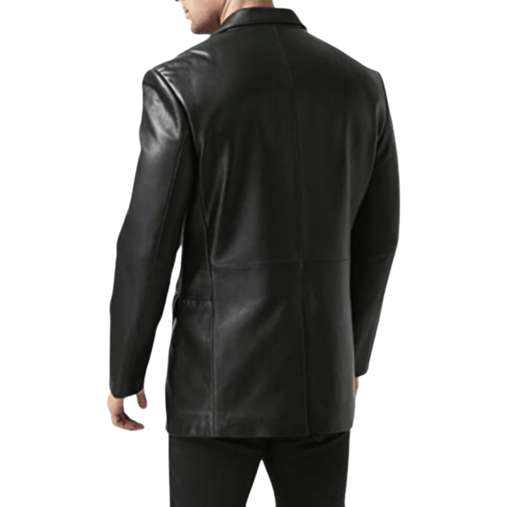 Men’s leather blazer,
Black leather blazer,
Leather blazer jacket,
Genuine leather blazer,
Leather coat for men,
Men’s leather jacket,
Men’s formal leather jacket,
Two-button leather blazer,
Leather suit jacket,
Classic leather coat,
Slim fit leather blazer,
Stylish leather outerwear,
Real leather blazer for men,
Men’s leather office jacket,
Men’s black leather blazer for formal wear,
Genuine leather two-button blazer jacket,
Real leather coat for men casual and business