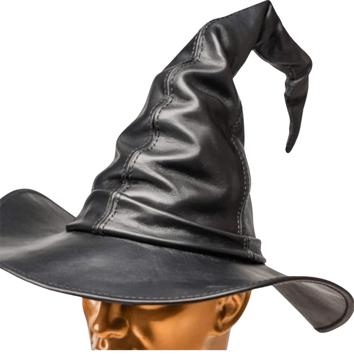 authentic fantasy leather costume,
warlock costume real leather,
full length leather cosplay robe,
renaissance wizard outfit,
dark fantasy cosplay leather,
wizard coat genuine leather,
black leather magician costume