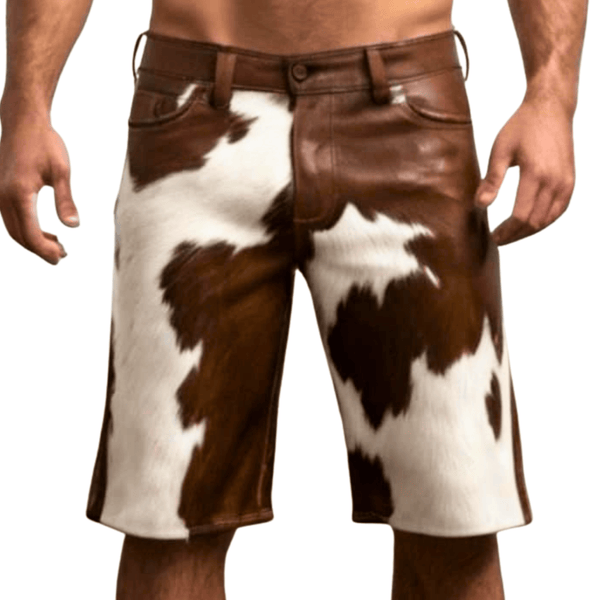 Men’s Cowhide Leather Shorts,
cowhide leather shorts,
men’s cowhide shorts,
hair-on leather shorts,
real leather shorts for men,
genuine cowhide shorts,
natural cowhide shorts,
western leather shorts,
men’s leather shorts,
men’s real hair-on leather shorts,
handmade cowhide leather shorts,
brown and white cowhide shorts,
authentic cowhide summer shorts,
biker cowhide leather shorts,
western cowboy style shorts,
festival cowhide leather shorts,
unique cowhide print leather shorts,