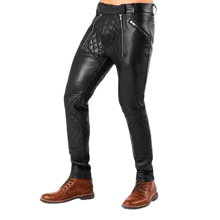 Men’s genuine black quilted leather pants,
Slim fit biker style leather trousers,
men's quilted black genuine leather pants,
Padded motorcycle pants for men,
Fashionable quilted leather pants for men,
Quilted leather pants with zipper pockets,
Black leather biker pants with padded knees,
Premium men’s leather pants for riding,
Real leather pants with quilted design,
Motorcycle gear leather trousers men,
Black slim fit leather pants for men,