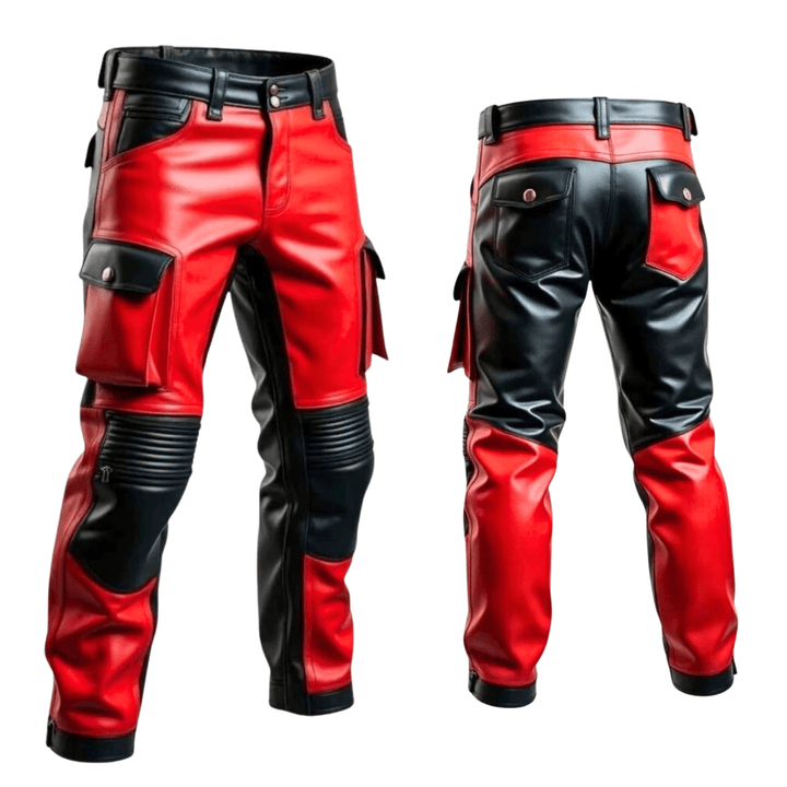 Red black leather motorcycle pants
Genuine leather pants men
Custom biker leather trousers
Festival leather pants men
Cosplay leather pants red black
Designer leather pants men
Clubwear leather pants men
red black leather pants
handmade biker leather pants,
cosplay leather trousers,
gothic leather pants men,
burning man leather pants,
punk rocker leather pants,
leather fetish pants men,
cargo leather pants men,
festival leather trousers,
alternative fashion pants,
custom leather pants men,