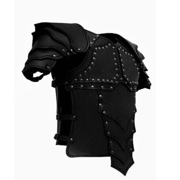 Best leather armor for cosplay and LARP,
Adjustable leather chest and shoulder armor for men,
Durable medieval style leather armor costume,
Men’s black leather armor for fantasy roleplay,
Handcrafted leather warrior armor for events,
Custom size leather armor chest plate for men,
Lightweight cosplay leather armor with straps,
Authentic medieval leather body armor costume,