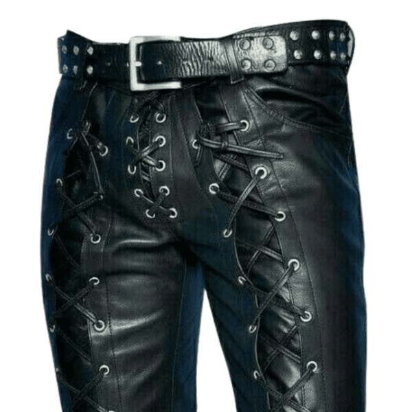 mens leather pants with lace up, black lace up pants, leather pants, mens leather pants, mens black leather pants, black leather pants, leather trousers, real leather pants, leather lace up pants, black leather lace up pants, tie up leather pants, lace leather pants, lace up black leather pants, leather pants with lace up sides, lace front leather pants, black leather tie up pants, lace up leather pants mens, leather pants tie up, lace up front leather trousers, mens lace up leather pants