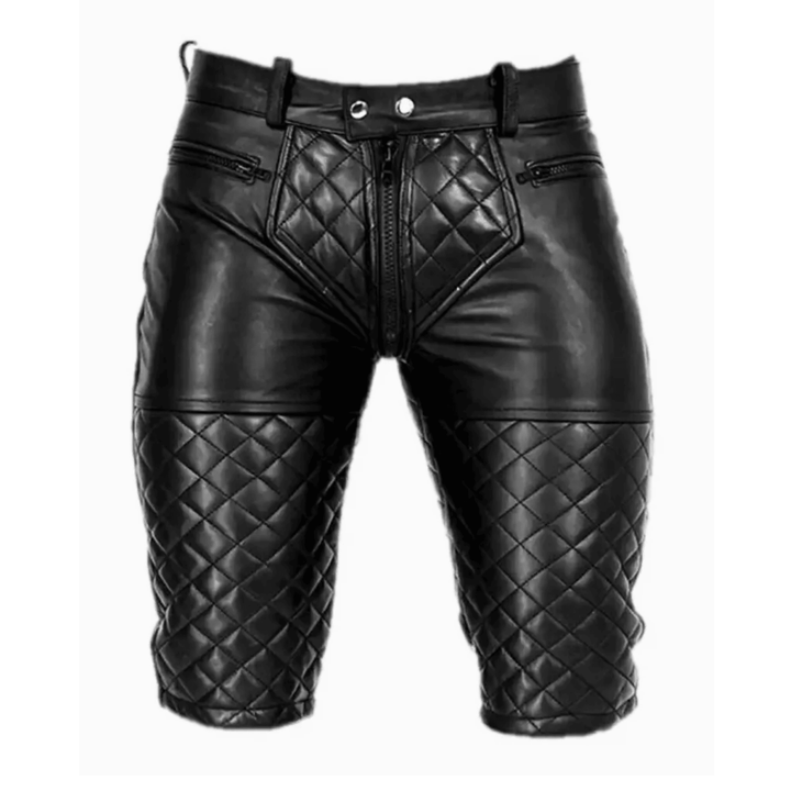 men's quilted leather shorts,
real leather biker shorts men,
padded leather shorts for men,
black leather shorts men,
men's fetish leather shorts,
leather shorts with back zipper,
biker style leather shorts,
genuine leather shorts for men,
leather clubwear shorts,
men's leather fetish gear,
quilted cowhide leather shorts,
leather shorts with zip pockets,
fetish padded leather shorts,
leather cycling shorts for men,
handmade quilted leather biker shorts for men,
padded fetish leather shorts with zipper back,