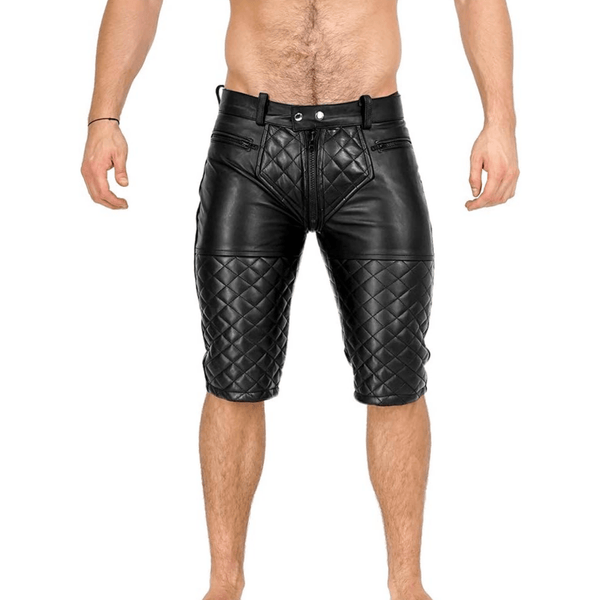 men's quilted leather shorts,
real leather biker shorts men,
padded leather shorts for men,
black leather shorts men,
men's fetish leather shorts,
leather shorts with back zipper,
biker style leather shorts,
genuine leather shorts for men,
leather clubwear shorts,
men's leather fetish gear,
quilted cowhide leather shorts,
leather shorts with zip pockets,
fetish padded leather shorts,
leather cycling shorts for men,
handmade quilted leather biker shorts for men,
padded fetish leather shorts with zipper back,