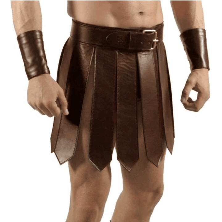 mens leather kilt