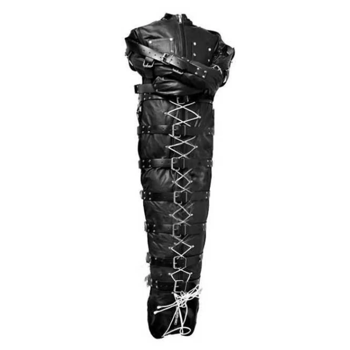 leather bondage sleepsack,
bondage sleepsack,
mummification bondage sack,
BDSM sleepsack,
full body bondage restraint,
bondage body bag,
sleepsack restraint system,
leather sleepsack for BDSM,
extreme bondage gear,
bondage sack with arm binder,
BDSM mummification gear,
sensory deprivation bondage,
total enclosure sleepsack,
fetish leather restraint,
bondage arm binder,
leather bondage suit,
submissive bondage gear,
immobilization sleepsack,
full body enclosure restraint,
kinky bondage gear