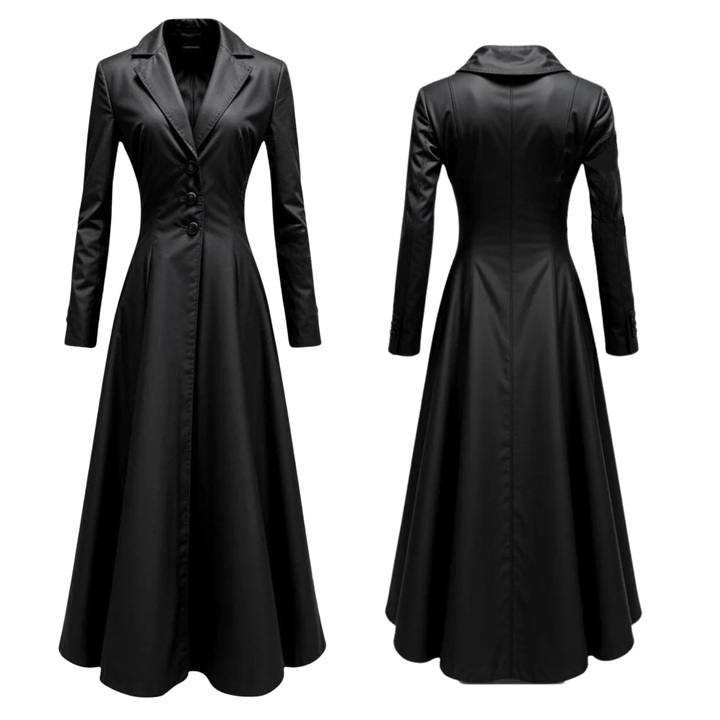 Women's leather trench coat,
Long black leather coat,
Gothic leather coat for women,
Genuine leather coat,
Women’s black trench coat,
Vintage leather coat for women,
Full-length leather coat,
Real leather coat for women,
Elegant black leather coat women,
Women’s gothic long coat,
Real leather trench coat,
Tailored leather coat for women,
Leather duster coat for women,
Steampunk style leather coat,
Formal leather coat for winter,
Women’s leather overcoat,
Cosplay leather trench coat,
Long winter coat leather