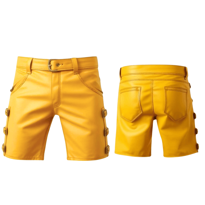 men’s yellow leather shorts,
yellow leather shorts for men,
men leather shorts,
fetish leather shorts,
biker leather shorts men,
yellow fetish shorts,
men’s clubwear leather shorts,
men’s designer leather shorts,
men’s fashion leather shorts,
genuine leather shorts men,
leather shorts with side buckles,
buckle leather shorts,
adjustable leather shorts men,
yellow biker shorts,
men’s cosplay leather shorts,
slim fit leather shorts men,
stylish leather shorts for men,
high-quality leather shorts,